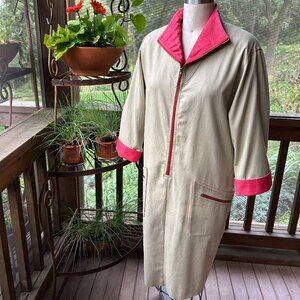 Vintage Classic N.R.1 Funnel-Neck Shirtwaist Dress